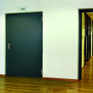 Противопожарная черная дверь / серия FRM55536